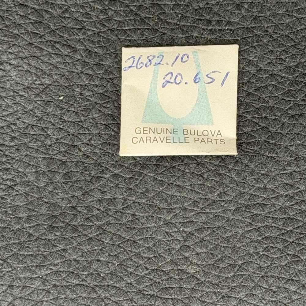 NOS Authentic BULOVA/CARAVELLE  Standardized Part #2682.10 20.651